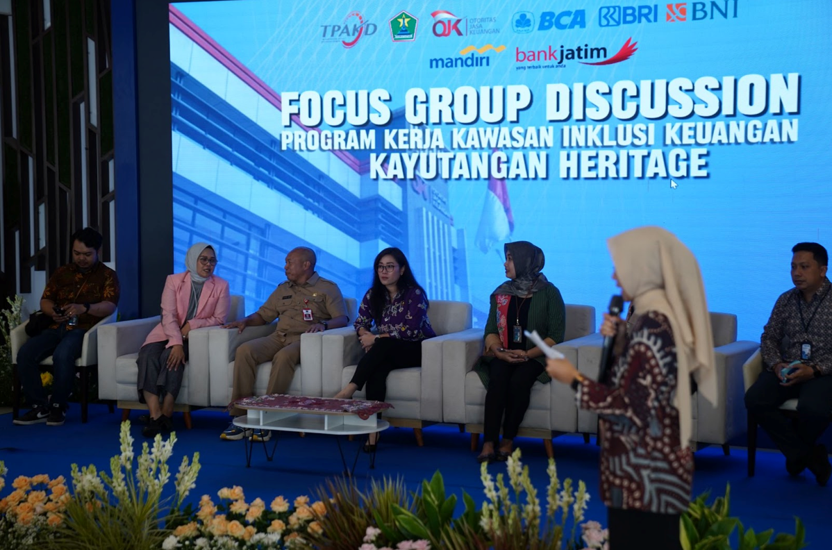 Adakan Focus Group Discussion, TPAKD Bahas Program Kerja Inklusi Keuangan Kayutangan Heritage