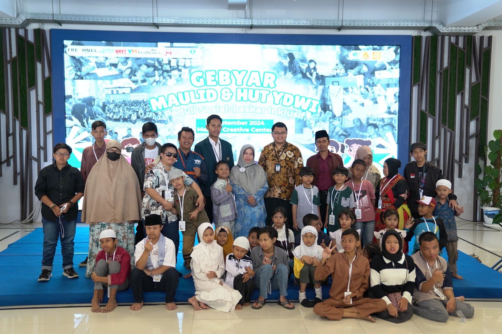 Merayakan Maulid Nabi SAW ke-1446 Hijriah, ISSC Gelar Acara Peduli Sosial Laskar Inklusi Bersama YDWI