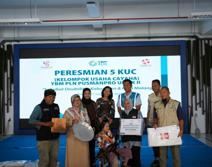 LINKSOS dan YBM PLN Resmikan 5 Kelompok Usaha Cahaya untuk UMKM Disabilitas di Malang